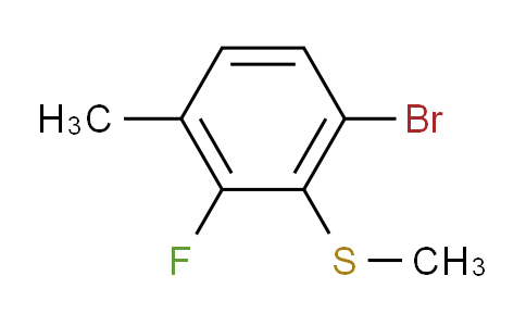 1-Bromo-3-fluoro-4-methyl-2-(methylsulfanyl)benzene