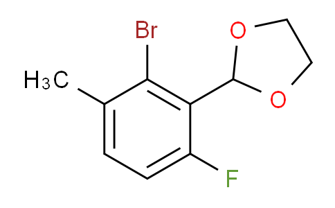 2-(2-Bromo-6-fluoro-3-methylphenyl)-1,3-dioxolane