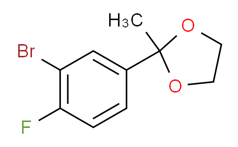 2-(3-Bromo-4-fluorophenyl)-2-methyl-1,3-dioxolane