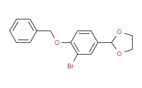 2-(4-(Benzyloxy)-3-bromophenyl)-1,3-dioxolane
