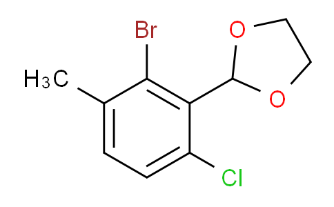 2-(2-Bromo-6-chloro-3-methylphenyl)-1,3-dioxolane