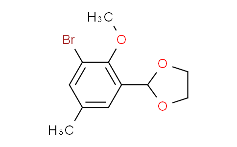 2-(3-Bromo-2-methoxy-5-methylphenyl)-1,3-dioxolane