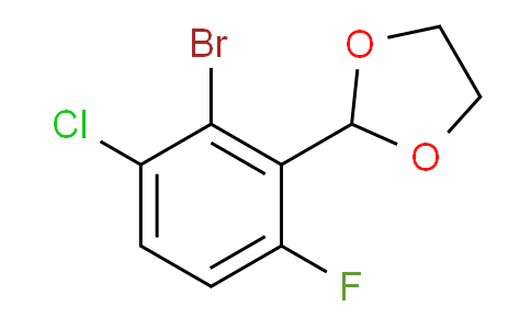 2-(2-Bromo-3-chloro-6-fluorophenyl)-1,3-dioxolane
