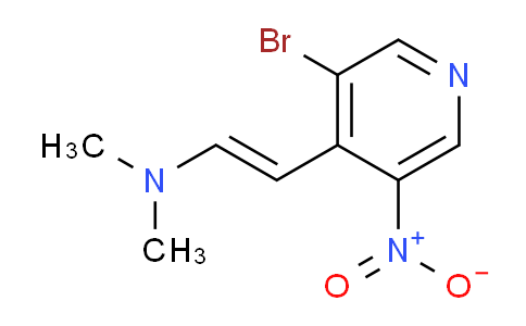 2-(3-Bromo-5-nitro-4-pyridinyl)-N,N-dimethylethenamine