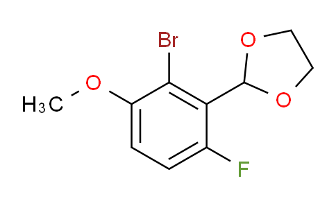 2-溴-3-甲氧基-6-氟苯甲醛缩乙二醇