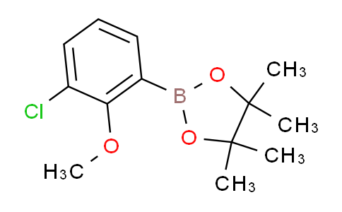 2-(3-Chloro-2-methoxyphenyl)-4,4,5,5-tetramethyl-1,3,2-dioxaborolane