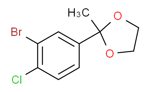 3-溴-4-氯苯乙酮缩乙二醇