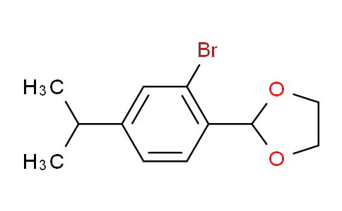 2-(2-Bromo-4-propan-2-ylphenyl)-1,3-dioxolane
