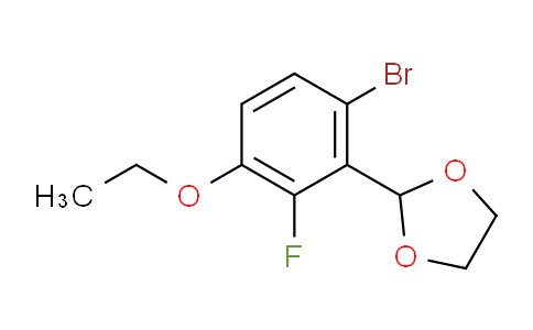 2-(2-Bromo-6-fluoro-5-ethoxyphenyl)-1,3-dioxolane
