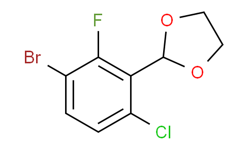 2-(3-Bromo-6-chloro-2-fluorophenyl)-1,3-dioxolane