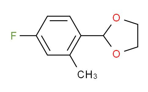 2-(4-Fluoro-2-methylphenyl)-1,3-dioxolane