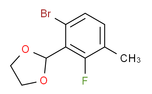 2-(6-Bromo-2-fluoro-3-methylphenyl)-1,3-dioxolane