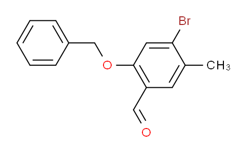 2-(Benzyloxy)-4-bromo-5-methylbenzaldehyde
