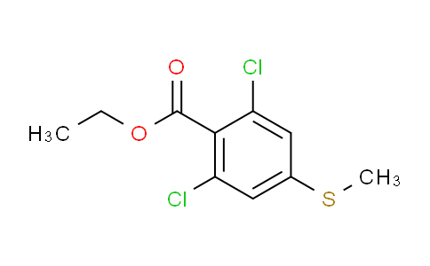 2,6-Dichloro-4-(methylsulfanyl)benzoic acid ethyl ester