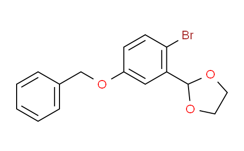 2-[2-Bromo-5-(phenylmethoxy)phenyl]-1,3-dioxolane