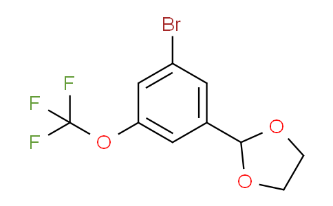2-[3-Bromo-5-(trifluoromethoxy)phenyl]-1,3-dioxolane