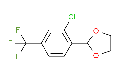 2-[2-Chloro-4-(trifluoromethyl)phenyl]-1,3-dioxolane