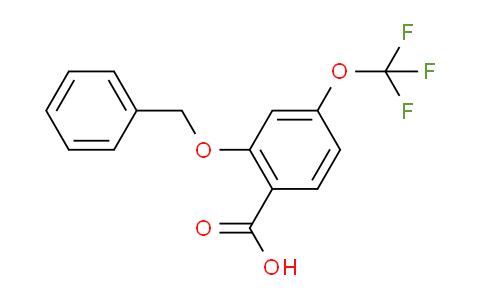2-Benzyloxy-4-(trifluoromethoxy)benzoic acid