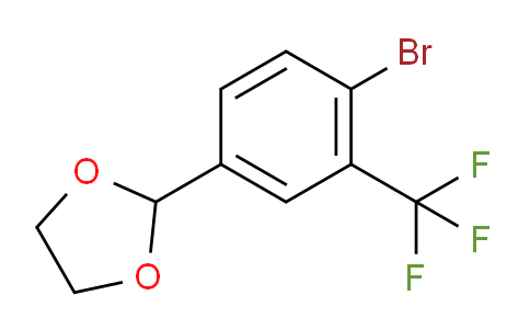 2-[4-Bromo-3-(trifluoromethyl)phenyl]-1,3-dioxolane