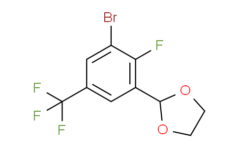 2-[3-Bromo-2-fluoro-5-(trifluoromethyl)phenyl]-1,3-dioxolane