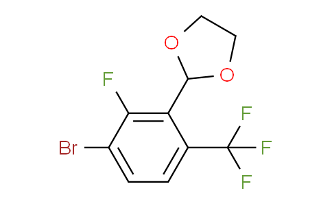 2-[3-Bromo-2-fluoro-6-(trifluoromethyl)phenyl]-1,3-dioxolane