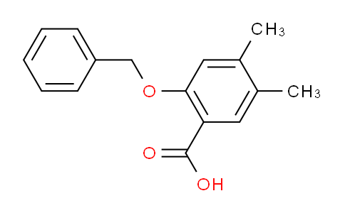 2-Benzyloxy-4,5-dimethylbenzoic acid