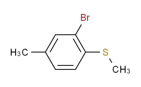 2-Bromo-4-methyl-1-(methylthio)benzene