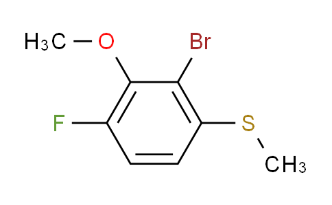2-Bromo-4-fluoro-3-methoxythioanisole
