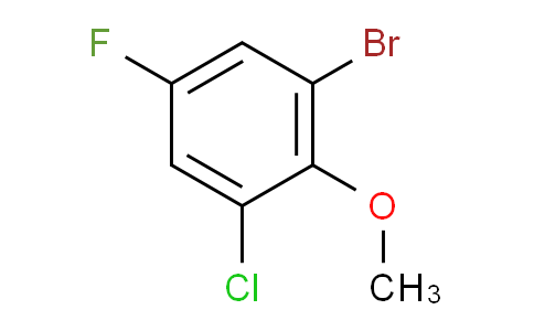 2-溴-6-氯-4-氟苯甲醚