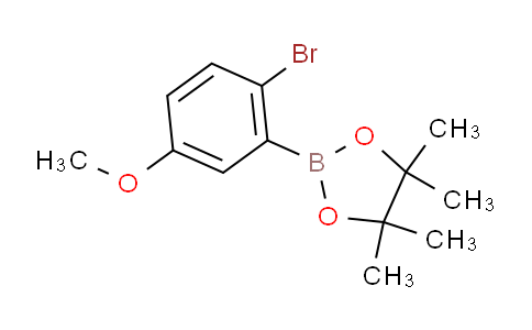 2-溴-5-甲氧基苯硼酸频那醇酯