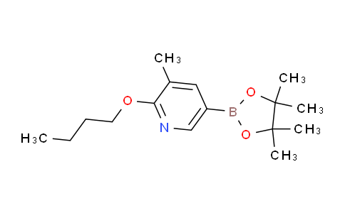2-丁氧基-3-甲基-5-(4,4,5,5-四甲基-1,3,2-二氧杂硼烷-2-基)吡啶