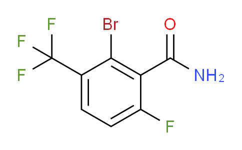 2-Bromo-6-fluoro-3-(trifluoromethyl)benzamide