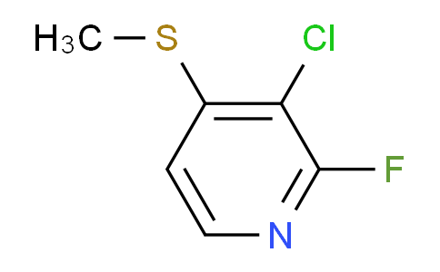 3-Chloro-2-fluoro-4-(methylthio)pyridine