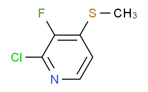 2-Chloro-3-fluoro-4-(methylthio)pyridine