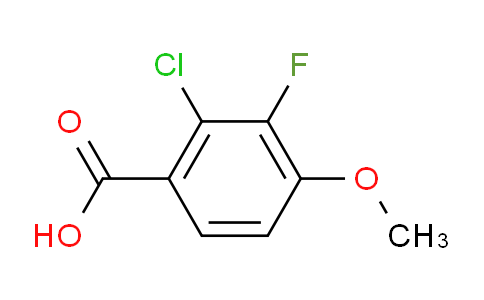 2-Chloro-3-fluoro-4-methoxybenzoic acid