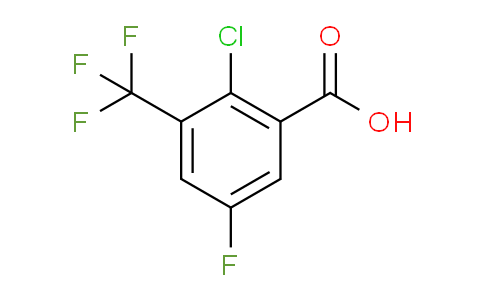 2-氯-5-氟-3-(三氟甲基)苯甲酸