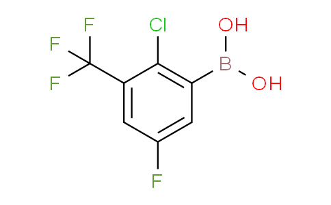 2-Chloro-5-fluoro-3-(trifluoromethyl)phenylboronic acid