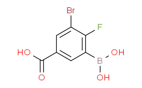 2-Fluoro-3-bromo-5-carboxyphenylboronic acid