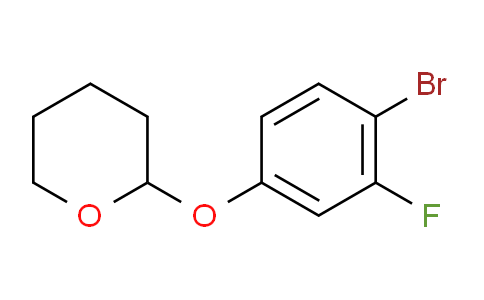 2H-Pyran, 2-(4-bromo-3-fluorophenoxy)tetrahydro-