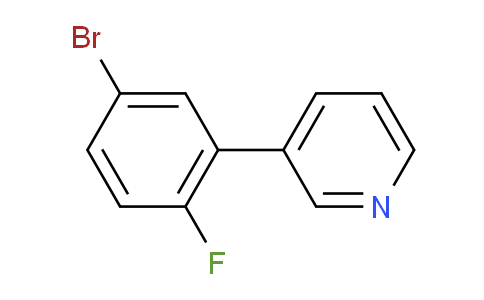 3-(5-Bromo-2-fluorophenyl)pyridine