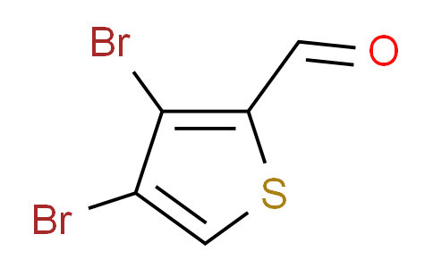 3,4-二溴噻吩-2-羧醛