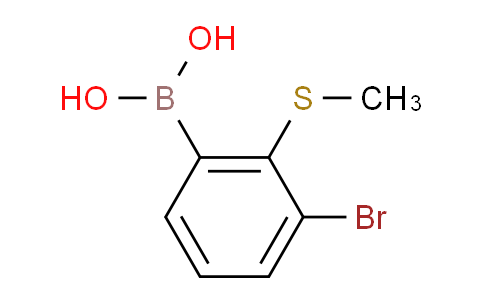 3-Bromo-2-(methylthio)phenylboronic acid