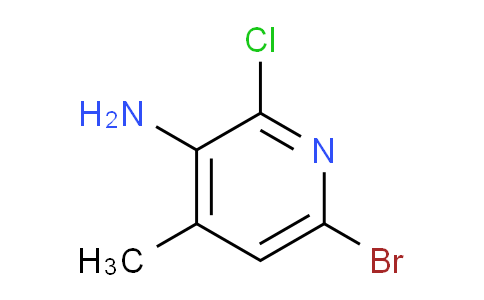 3-Amino-6-bromo-2-chloro-4-methylpyridine