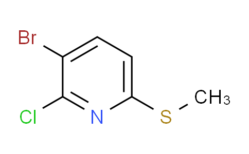 3溴2氯6 -(甲硫基)—吡啶