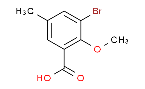 3-Bromo-2-methoxy-5-methylbenzoic acid