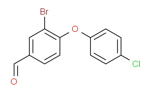 3-Bromo-4-(4-chlorophenoxy)benzaldehyde