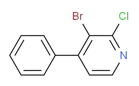 3-溴-4-苯基-2-氯吡啶