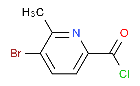 3-Bromo-2-methylpyridine-6-carbonyl chloride