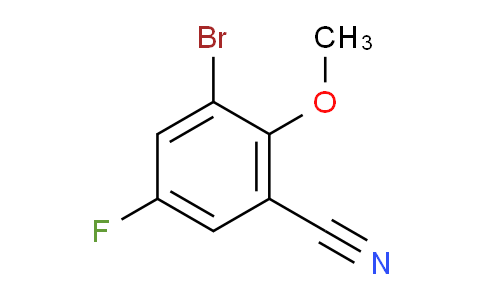 3-溴-5-氟-2-甲氧基苯甲腈