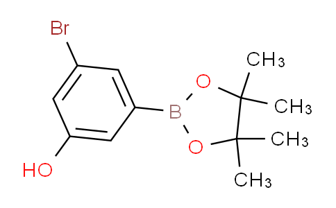 3-Bromo-5-hydroxyphenylboronic acid pinacol ester